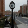 Small Two Dial Howard Street Clock Georgetown University Washington DC