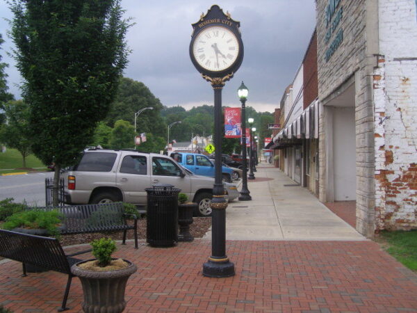 Provident Two Dial Street Clock Bessemer City NC