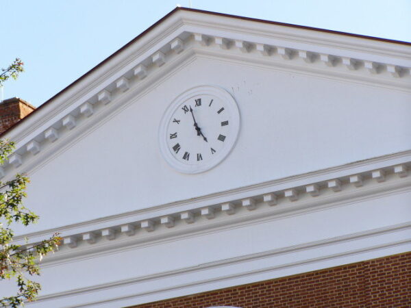 Silhouette Tower Clock Style 1054 University of Virginia