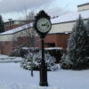 Small Two Dial Howard Street Clock Saint Anselm College NH - Howard Replica II 4Z