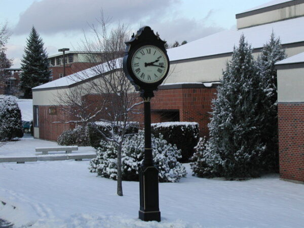 Small Two Dial Howard Street Clock Saint Anselm College NH - Howard Replica II 4Z