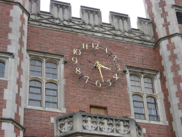 Silhouette Tower Clock Style 10120 Trinity College