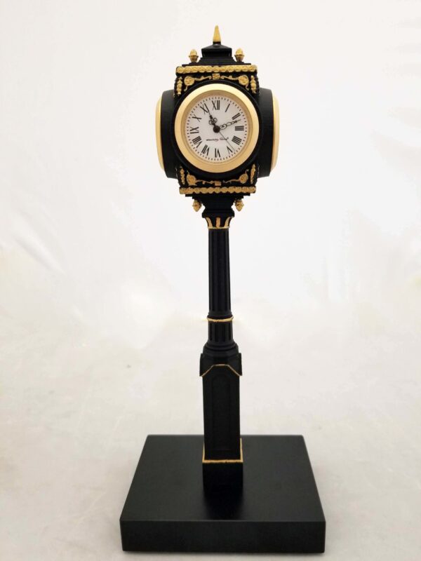 Post Clock miniature 4 Dial