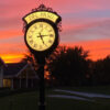 Post Clock at Golf Course, Del Paso Country Club