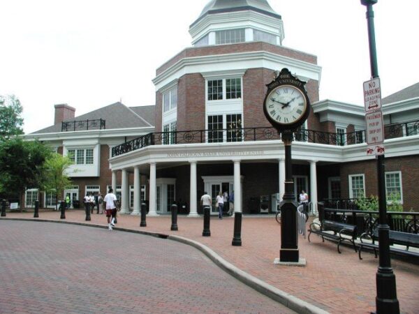 Two Dial Large Howard Street Clock Ohio University Athens