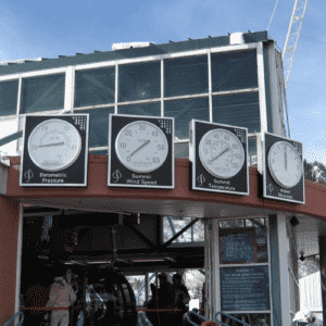 Tower Clocks, Barometer Wind and Temperature Indicators Aspen CO