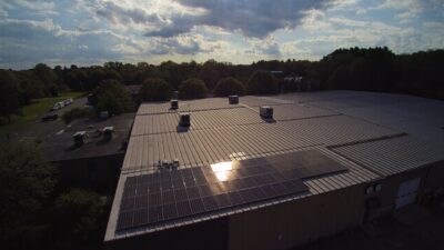 Solar Panels on Clock Factory