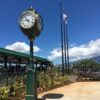 Street Clock Kahului Airport Hawaii