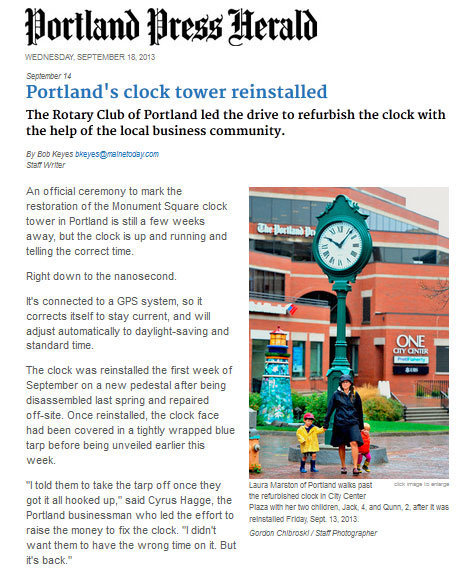 Cast Iron Street Clock Restoration