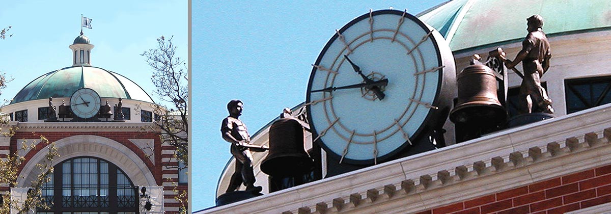 Clock and Moving Statues - The Grove at Farmer's Market