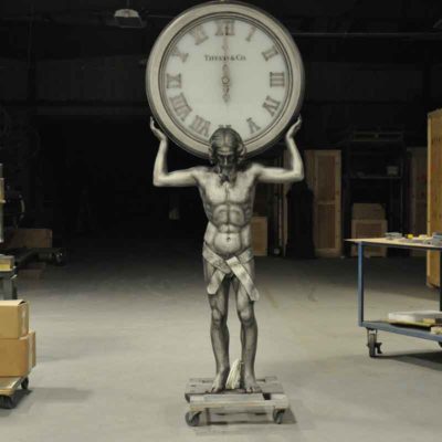 Tiffany - Atlas and Clock