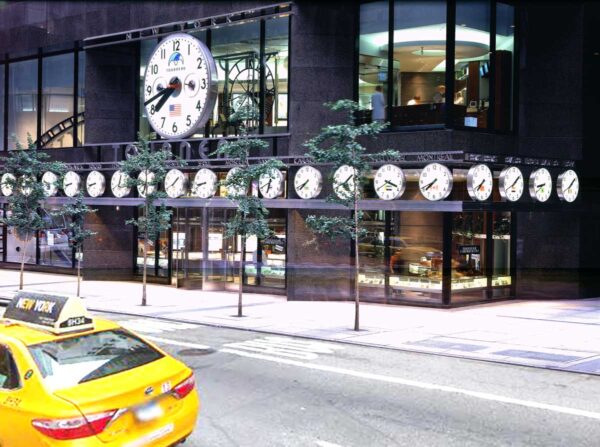 Tourneau Time Machine NYC Exterior Clocks