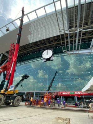 Bang Sue Central Station Clock installation