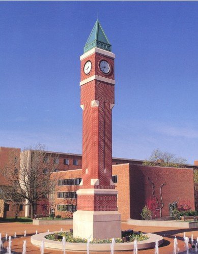 Tower Clock Style 6636 Surface Backlit Saint Louis University