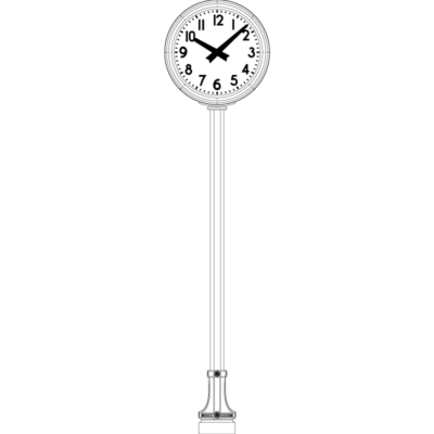 Vintage Post Clock