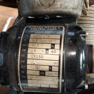 Bodine NYS-12R Motor Bodine NYS-12R Motor