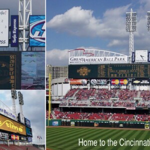 Monumental Stadium Clock - Cincinnati Reds - Cincinnati, OH