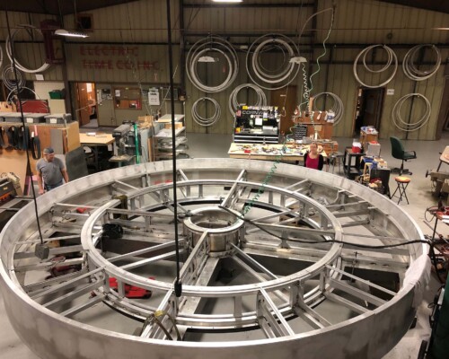 Bang Sue Central Station Tower Clock Frame Fabrication Tower Clock Fabrication