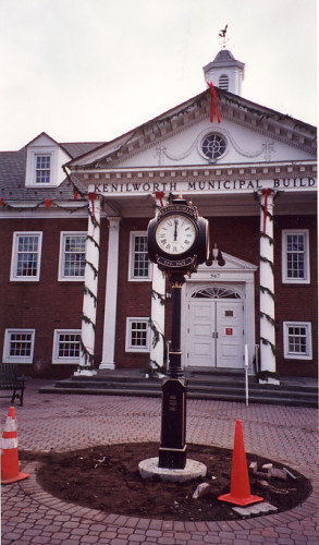 Small Four Dial Howard Street Clock Kenilworth NJ