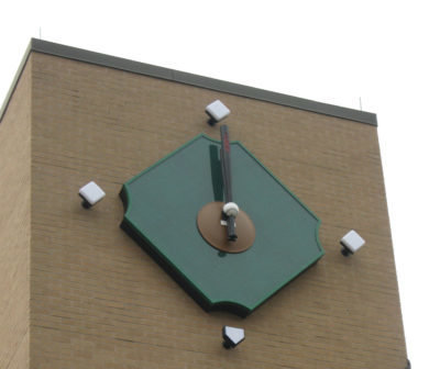ESPN custom baseball tower clock