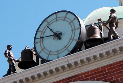 Anitmated Tower Clock with figures