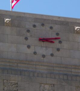 Houston City Hall Tower Clock after re-installation