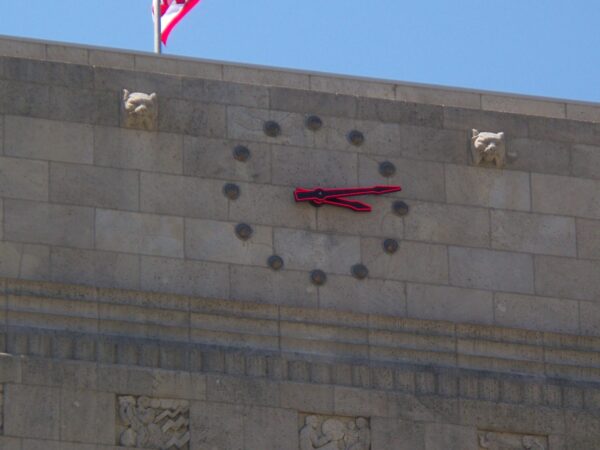 Houston City Hall Tower Clock after re-installation