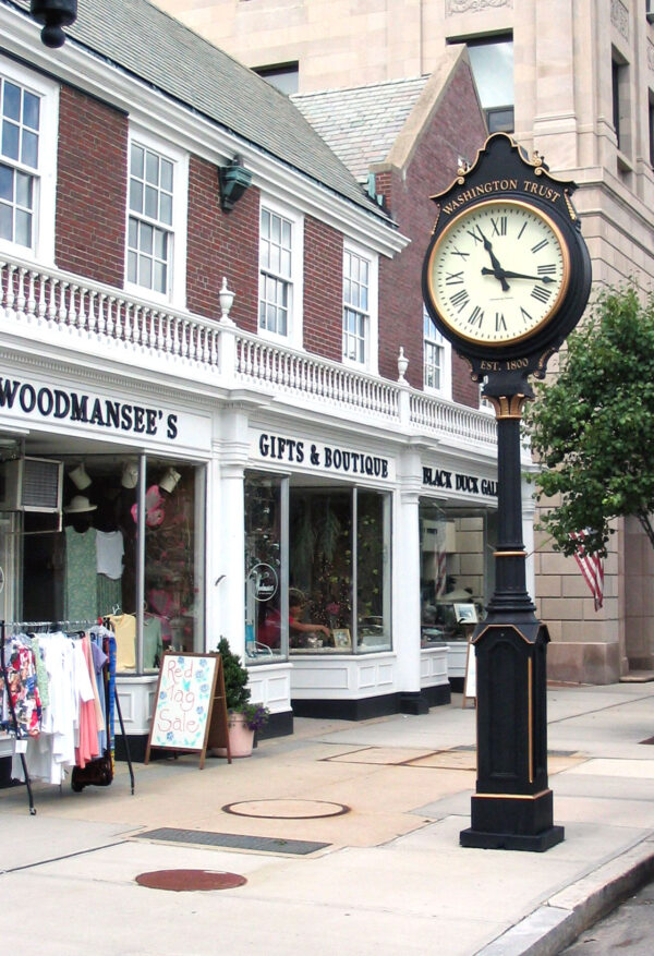 Washington Trust Company Main Street Clock