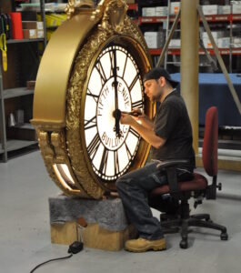 street clock restoration