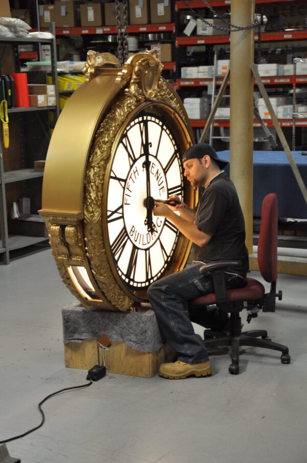 street clock restoration