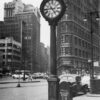 200 Fifth Avenue Street Clock Historical Photograph