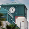 Nominal 7' tower clock at R Lot Parking Structure, Beverly Hills, CA