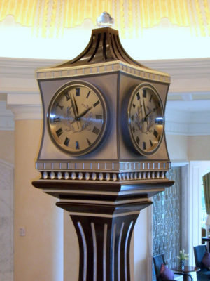 Waldorf Lobby Clock Orlando Florida USA